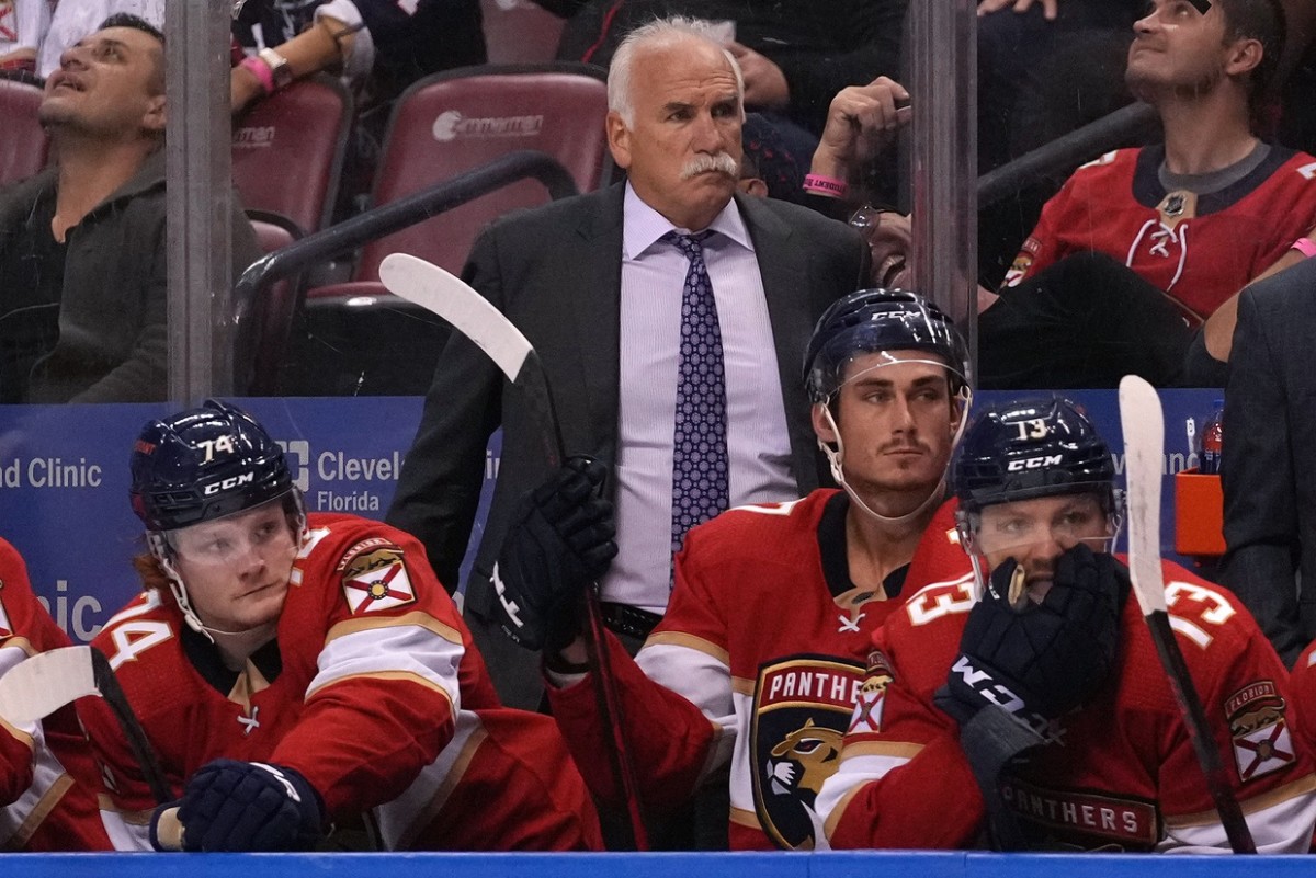 Joel Quenneville with Florida.