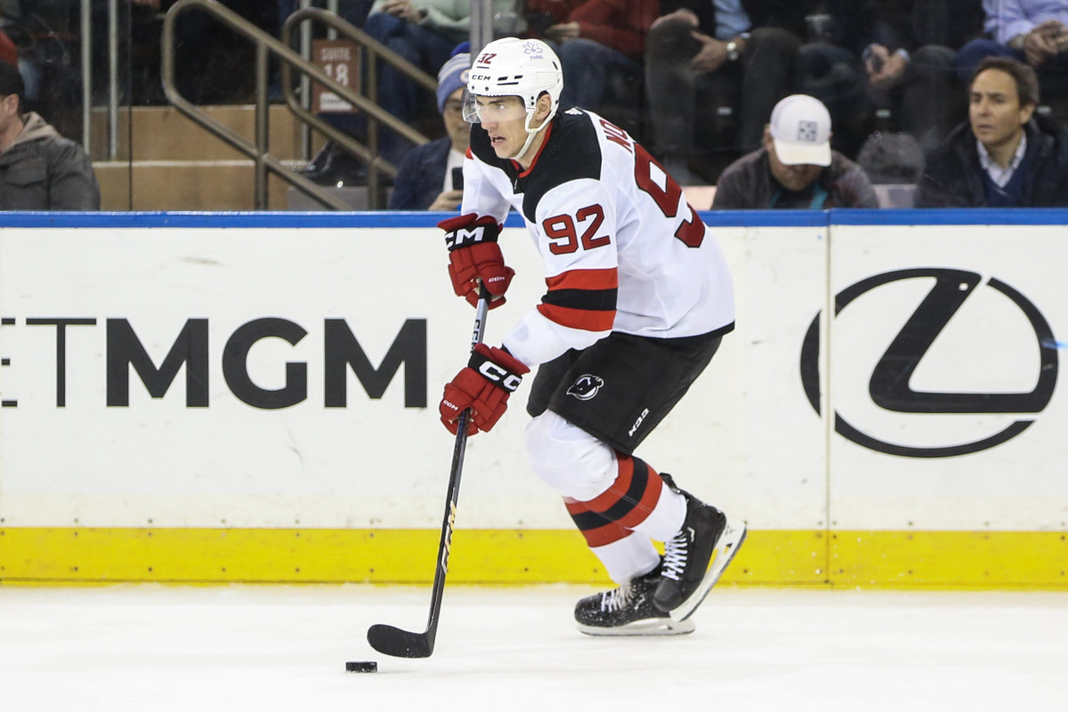 Devils’ Tomas Nosek Participating In Morning Skate - The New Jersey ...