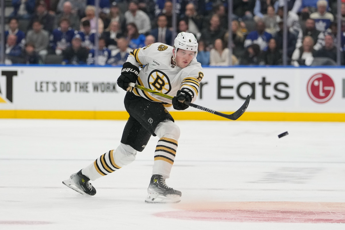 Patience Pays Off For Boston Bruins Rookie Mason Lohrei - Boston Bruins ...