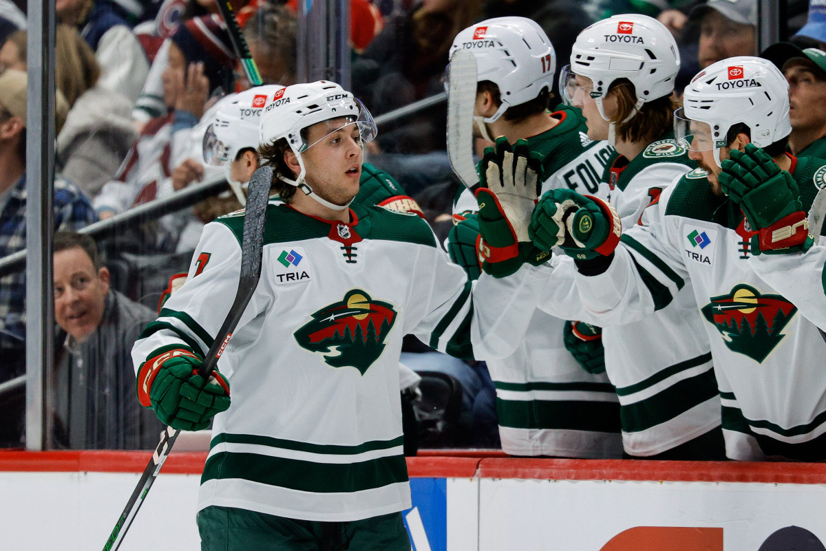 Wild's Brock Faber is one of three finalists for the Calder Trophy ...