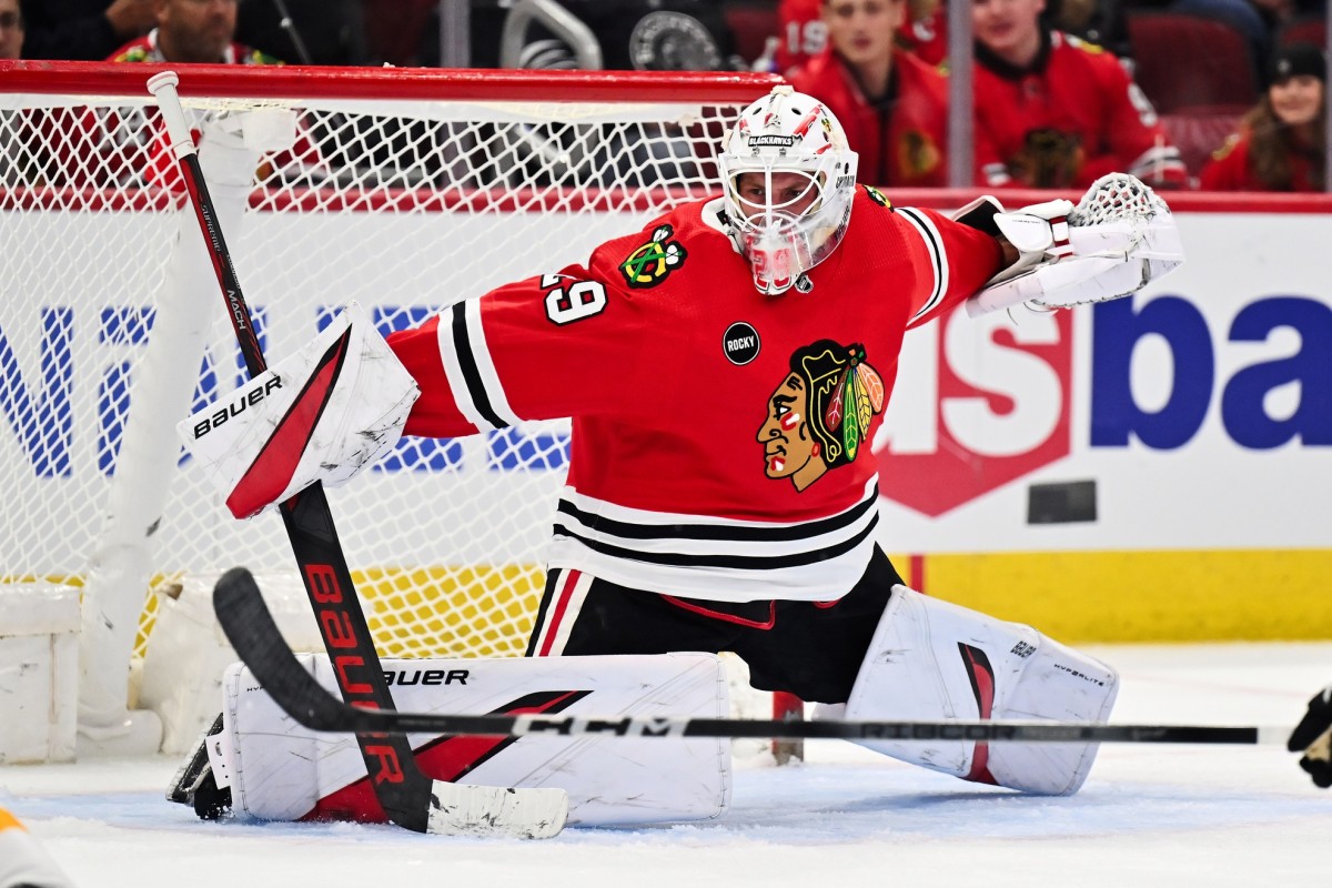 Blackhawks Top Goalie Prospect Drew Commesso Comes Through in AHL Playoffs  - The Chicago Blackhawks News, Analysis and More