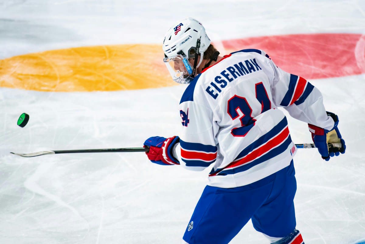 USNTDP forward Cole Eiserman.