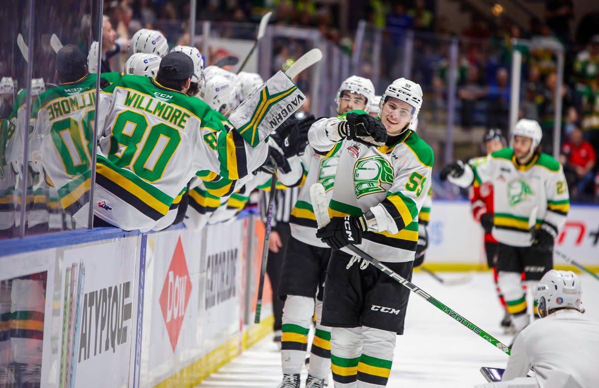 London Knights defenseman Oliver Bonk.