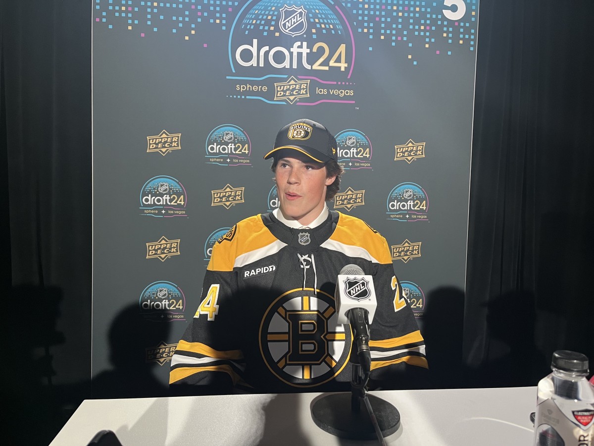 Boston Bruins Top Pick Dean Letourneau Speaks On Next Steps For   Letourneau Draft 