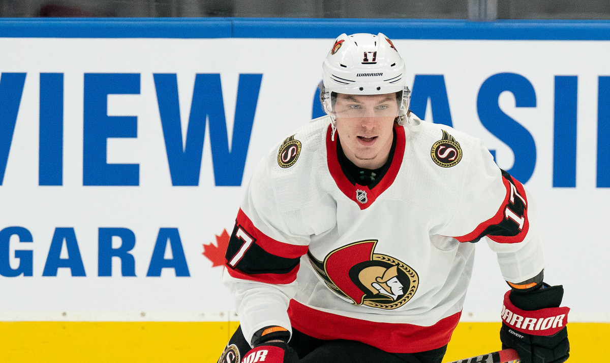 2023-24 AHL Goal Scoring Leader Adam Gaudette Returns to Ottawa Senators  Organization - The Hockey News Ottawa Senators News, Analysis and More