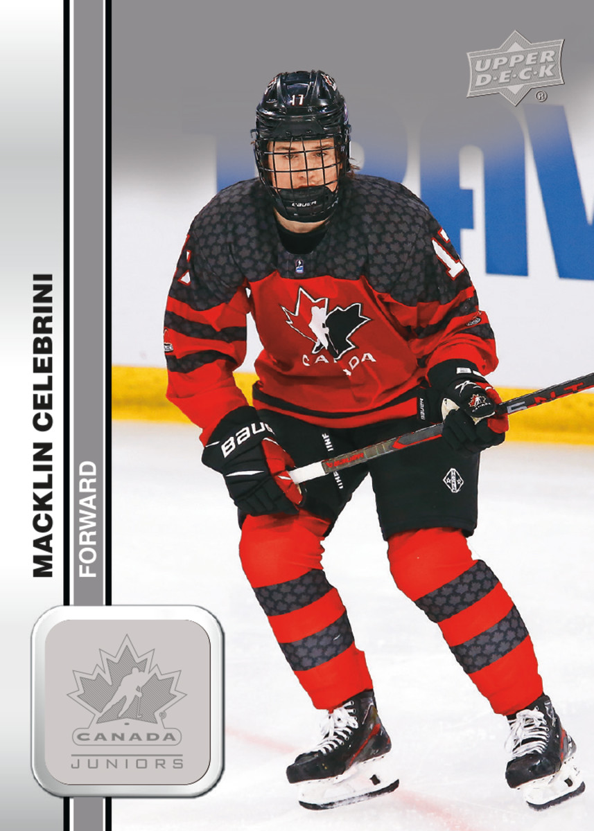 Sharks' 2024 Upper Deck Draft Spotlight: Macklin Celebrini - The Hockey ...