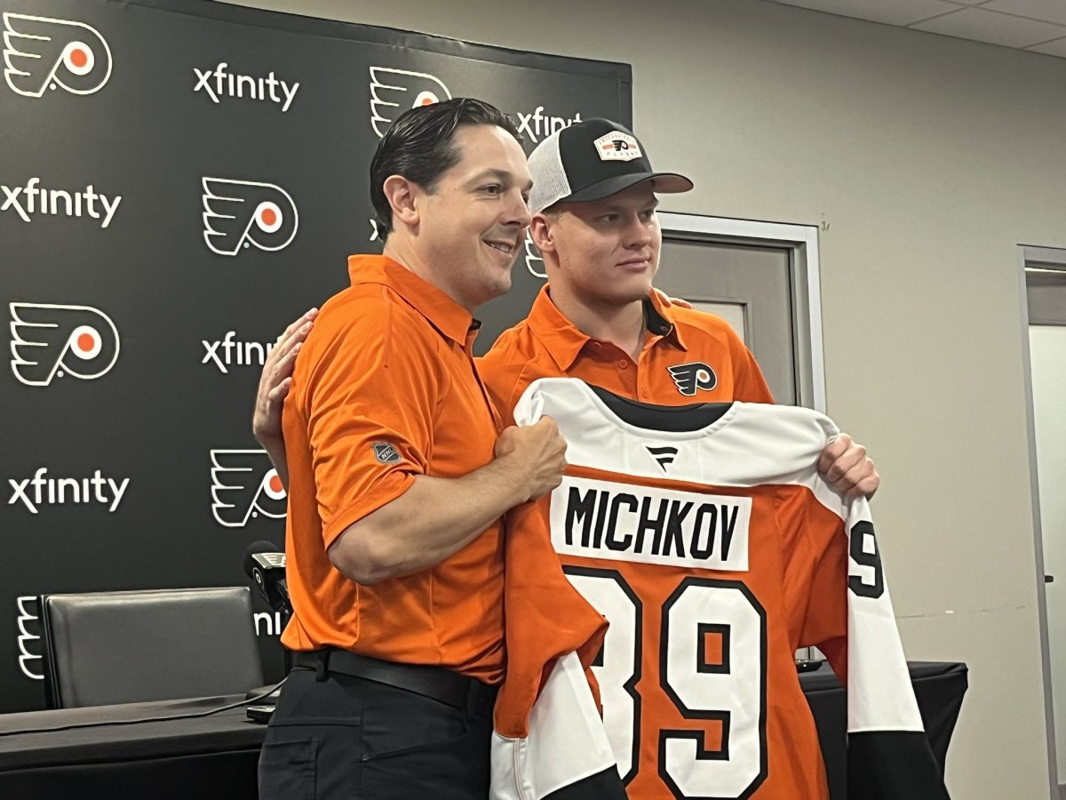 Danny Briere and Matvei Michkov.