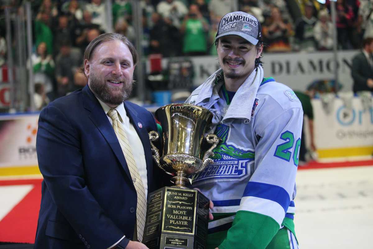 Springfield Thunderbirds sign ECHL Playoff MVP Oliver Chau to AHL ...