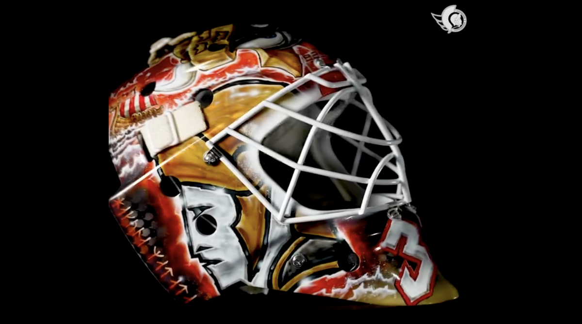 Ottawa Senators Goalie Linus Ullmark Unveils His New Mask For 2024-25 ...