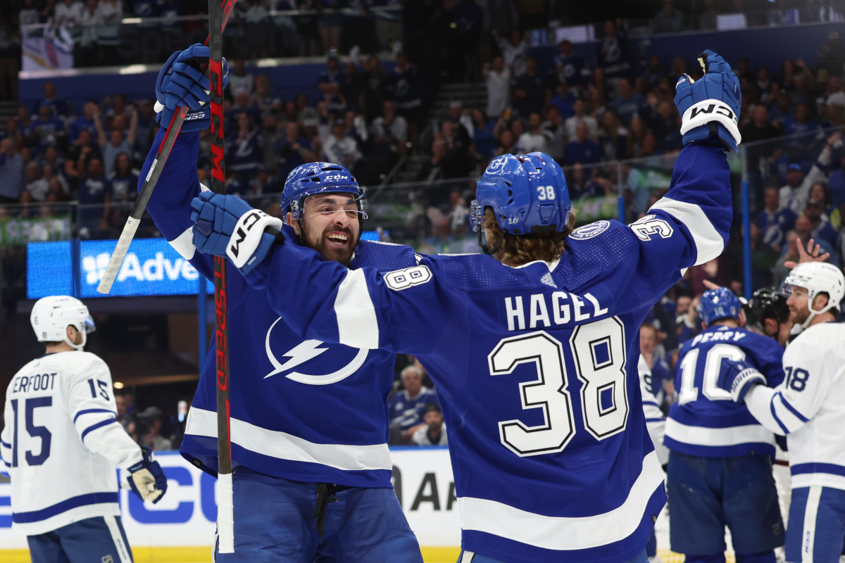 Brandon Hagel credits linemates for breakout season with Lightning