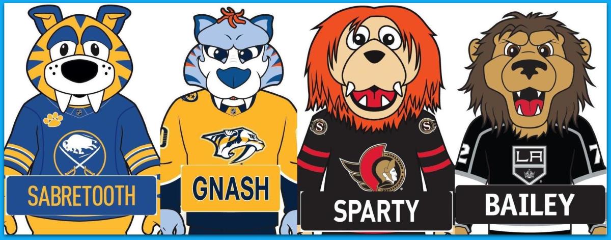 Kraken's Buoy And 30 Mascot Pals, Part 1 - The Hockey News Seattle Kraken  News, Analysis and More
