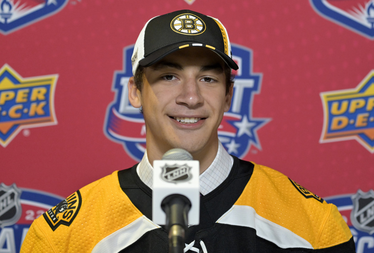 Boston Bruins look to 2022 draft pick Poitras after development camp