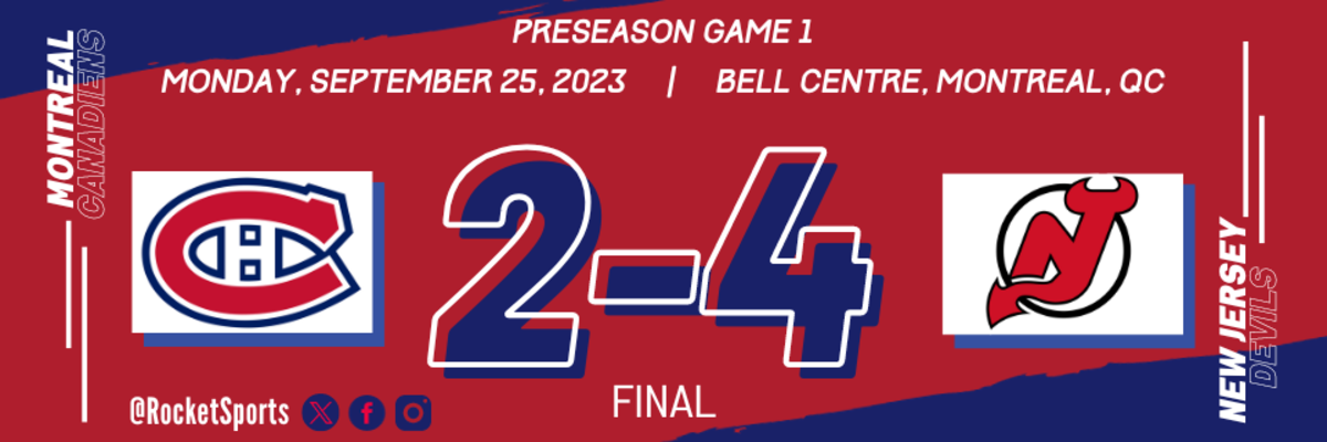 Preseason Games 1 & 2: New Jersey Devils vs. Montreal Canadiens