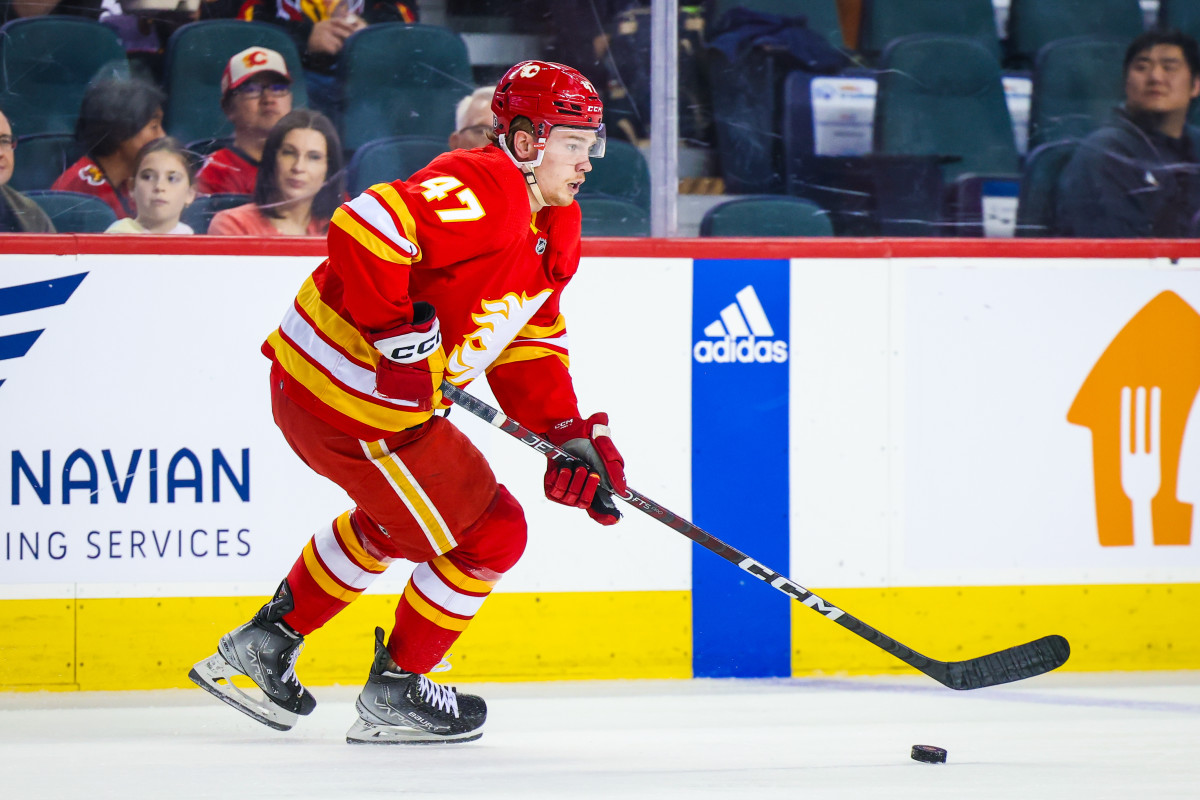 Zary making a case for a Flames roster spot