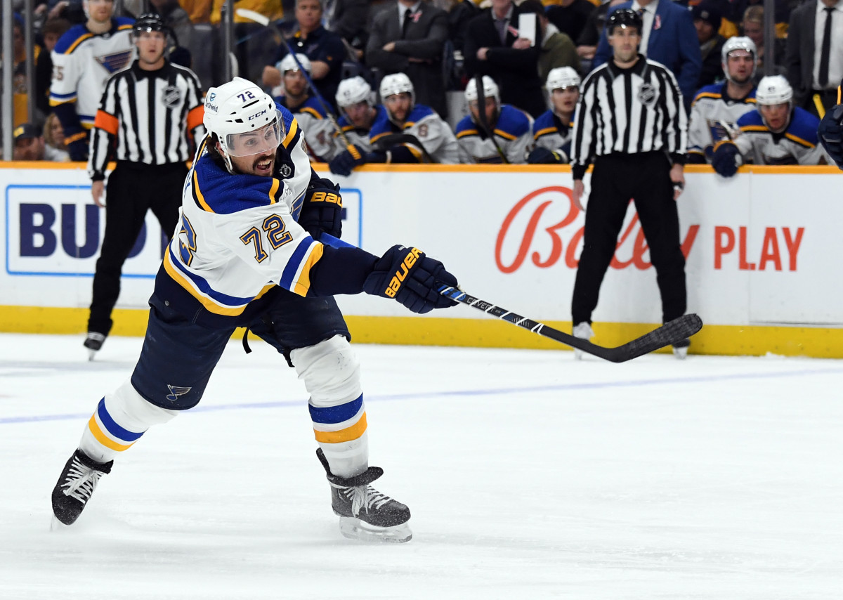 Blues defenseman Justin Faulk - The Hockey News St. Louis Blues