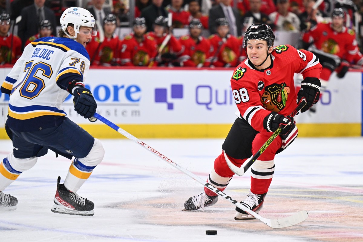 Connor Bedard experiences road-game routine in Blackhawks' preseason loss  in Detroit - Chicago Sun-Times