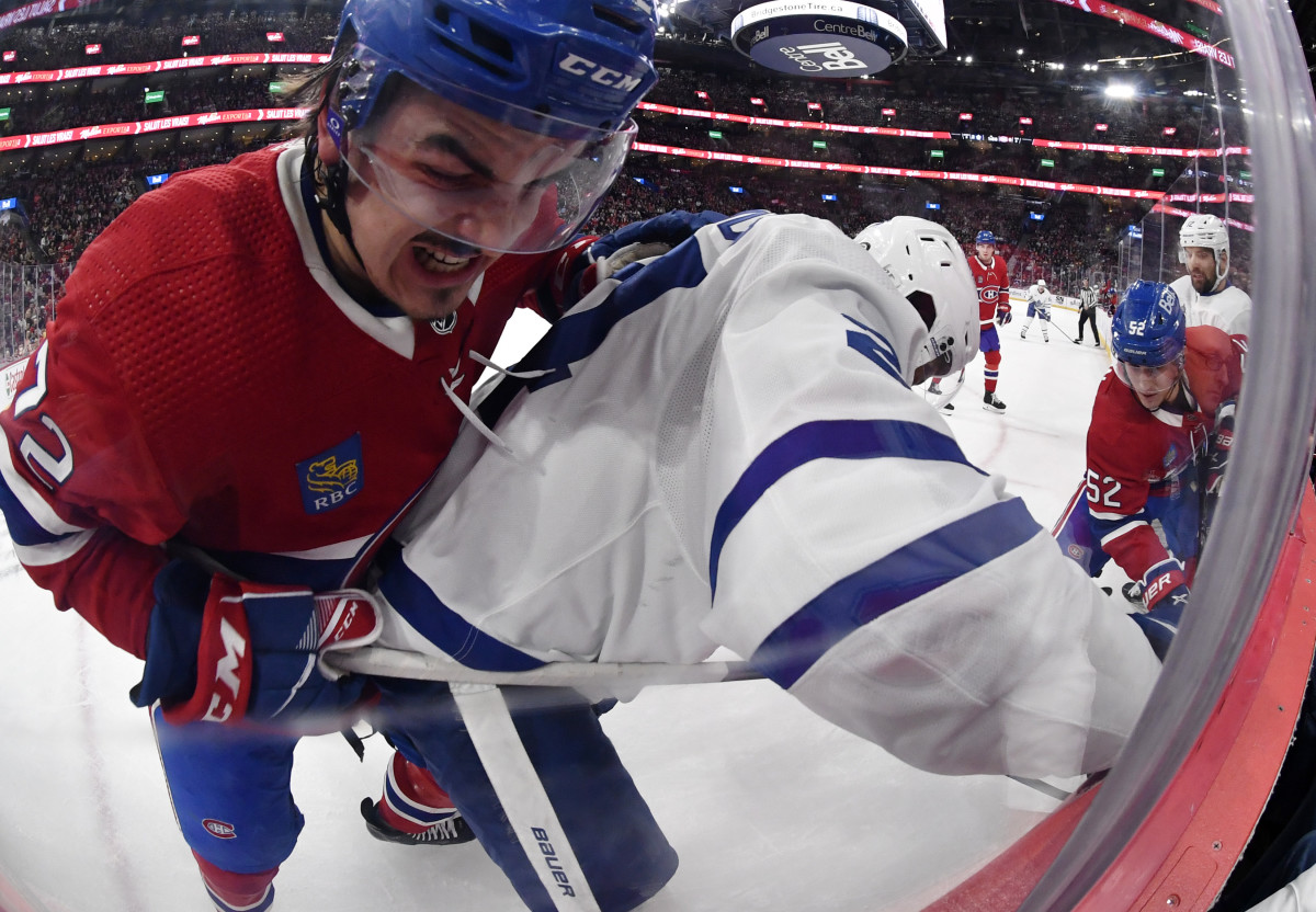 Canadiens Arber Xhekaj Ready to Face the Leafs PREVIEW TOR MTL