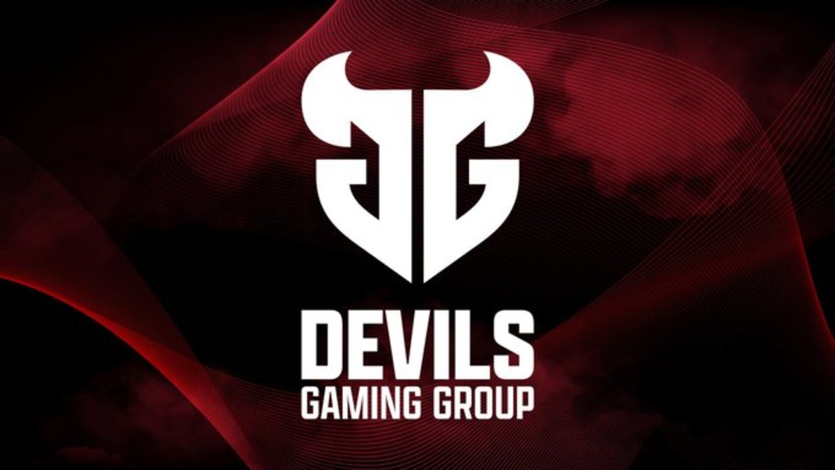 Dark devil esport mascot logo design By Visink | TheHungryJPEG