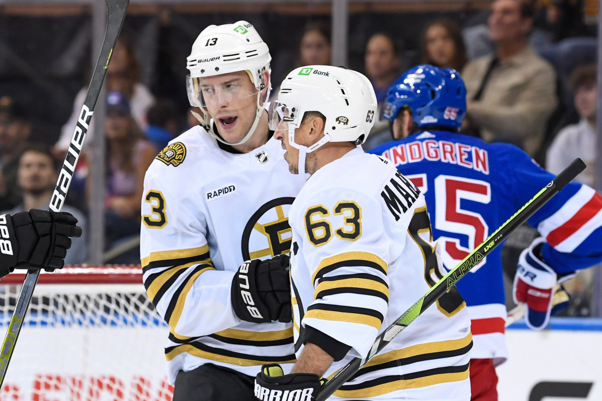 Brad Marchand scores in OT to lead Bruins past Rangers