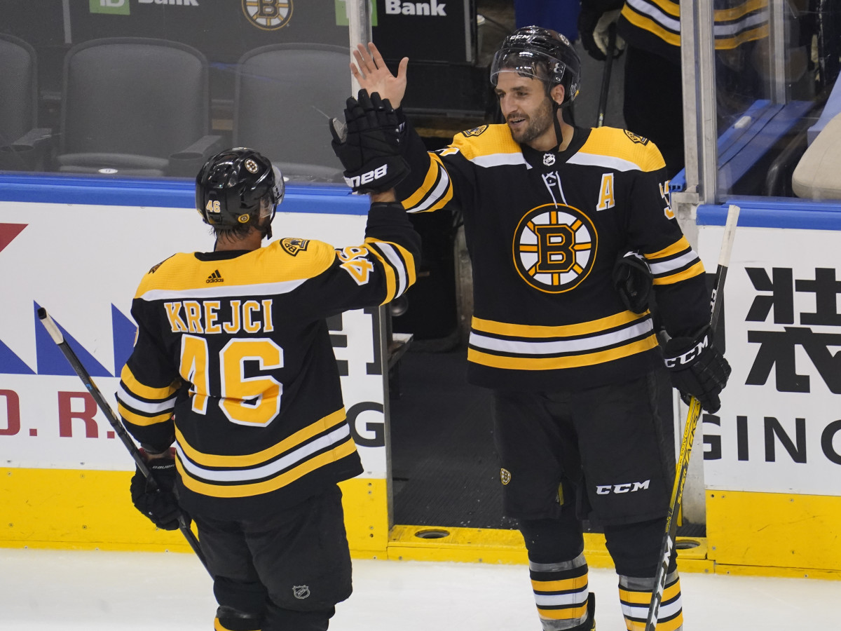 Boston Bruins center David Krejci looks to build on big year.