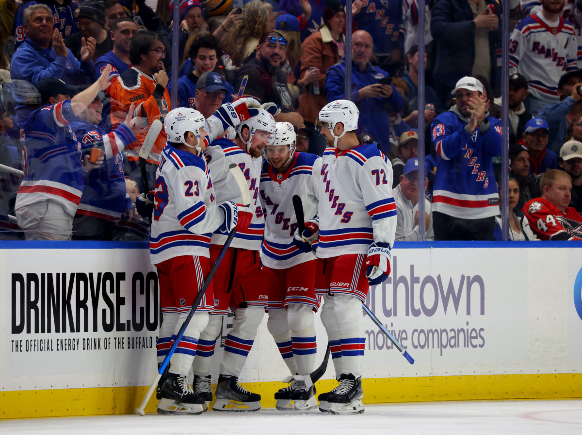 How have the New York Rangers done in new arena debuts?