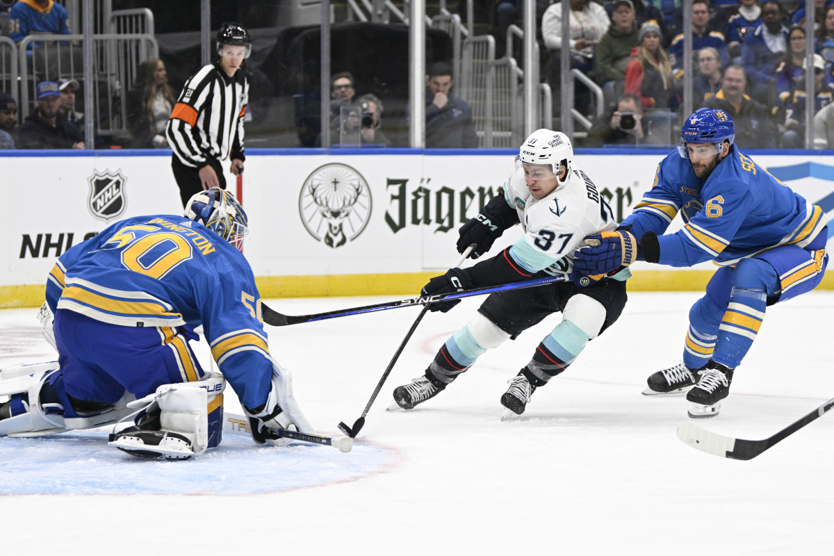 Kraken Lose To Blues 2-1 In A Shoot-Out, 1 Point On Trip - Seattle Hockey  Insider