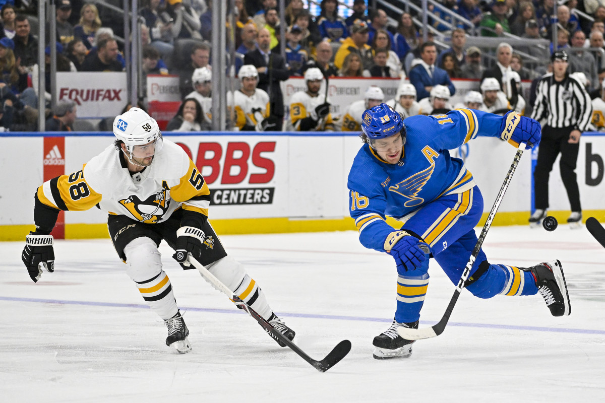 Blues claim Penguins' Kasperi Kapanen off waivers before head-to-head  matchup