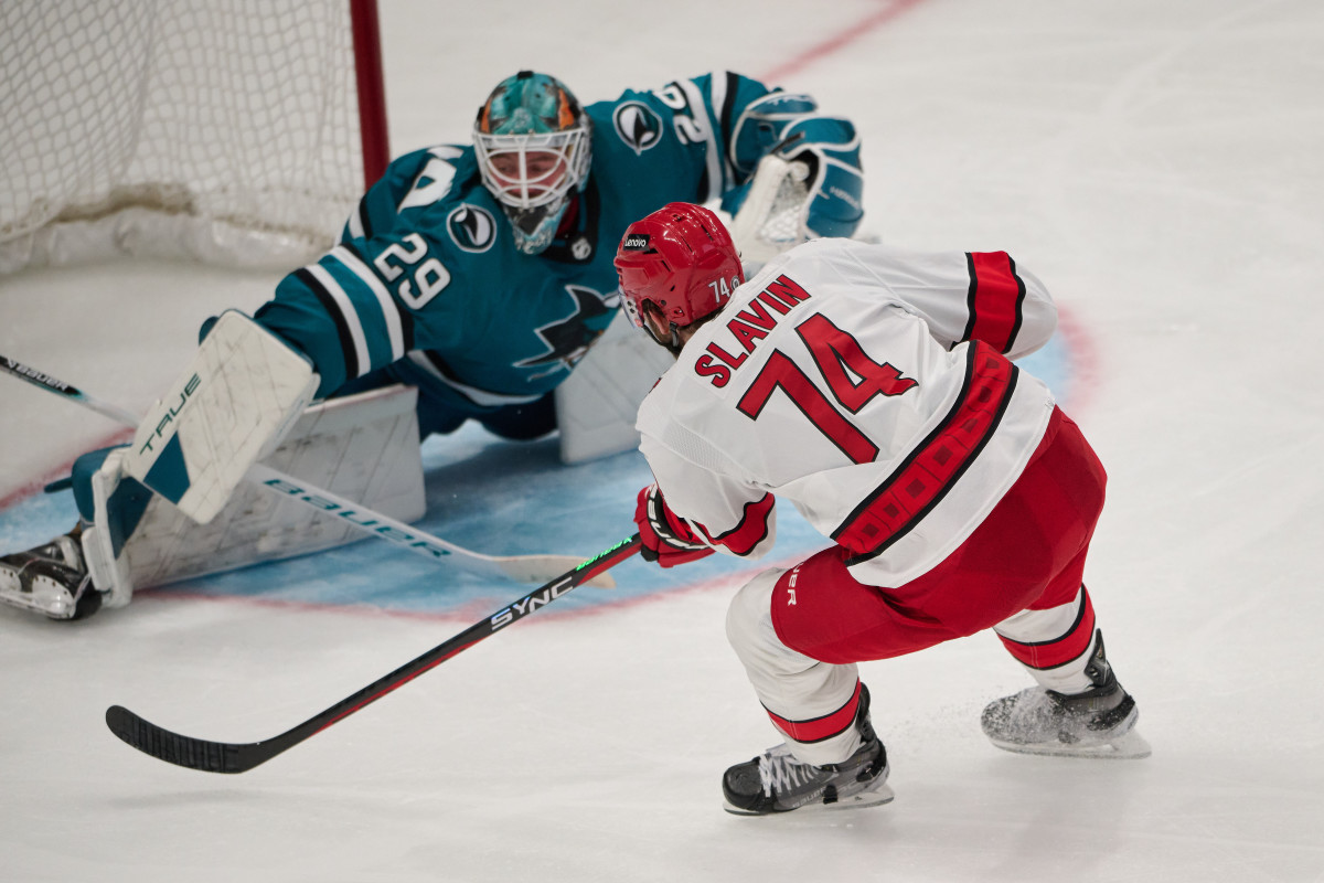 Seth Jarvis scores 2 power-play goals, Hurricanes beat Sharks 6-3, NHL