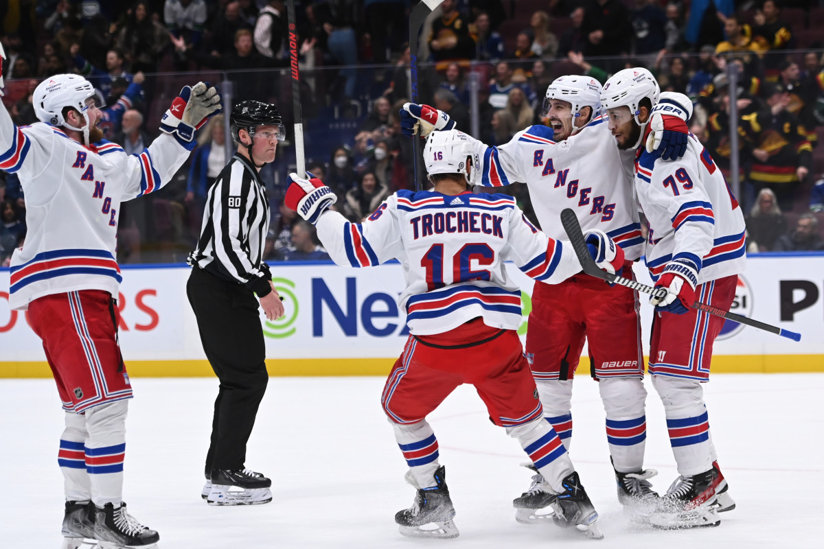 Say it again with us: Hockey is back., By New York Rangers