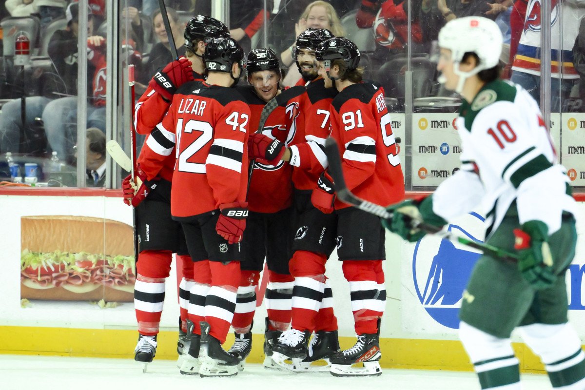 Minnesota wild new store jersey devils