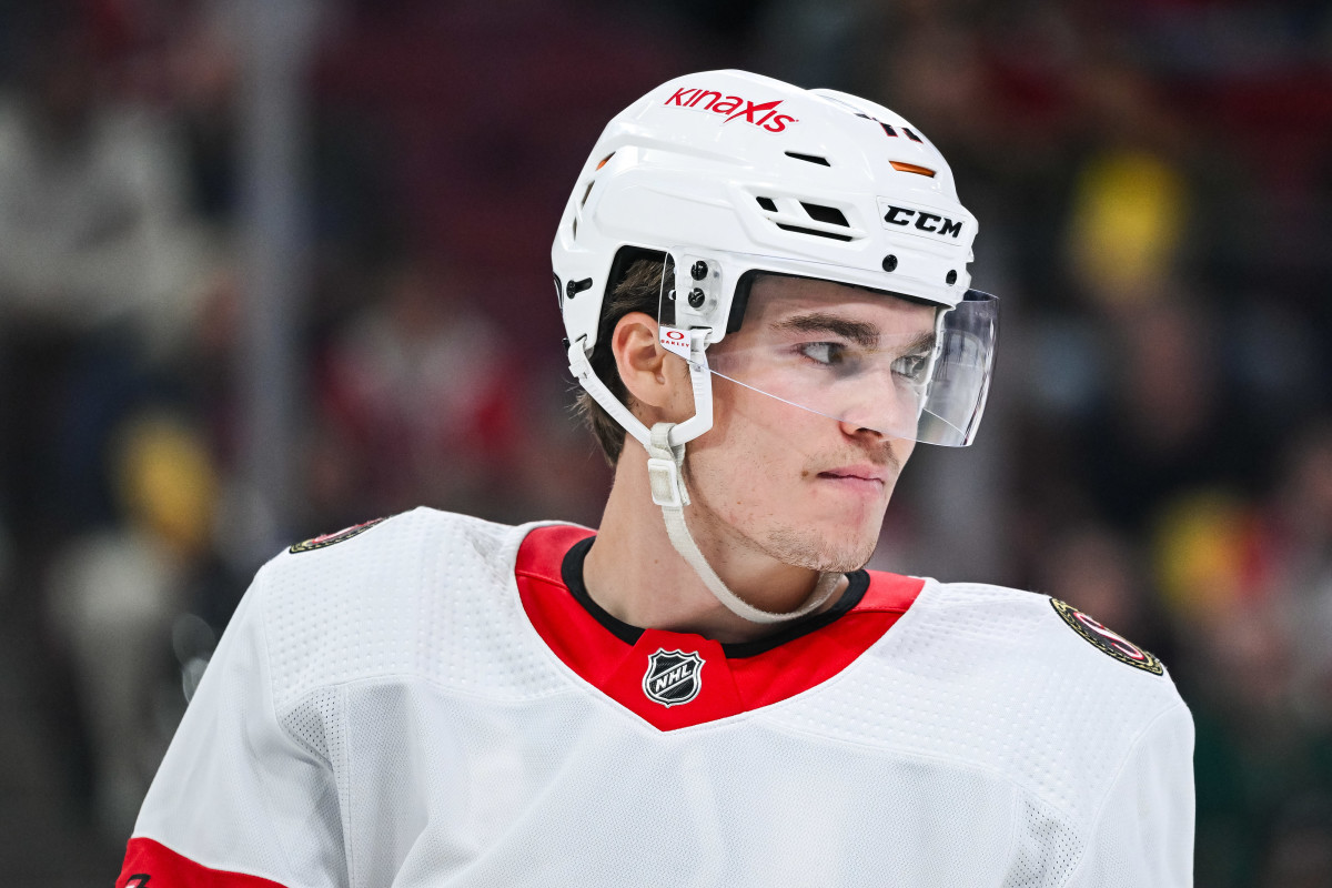 Ottawa's Ridly Greig is NHL's Rookie Points Leader For October The