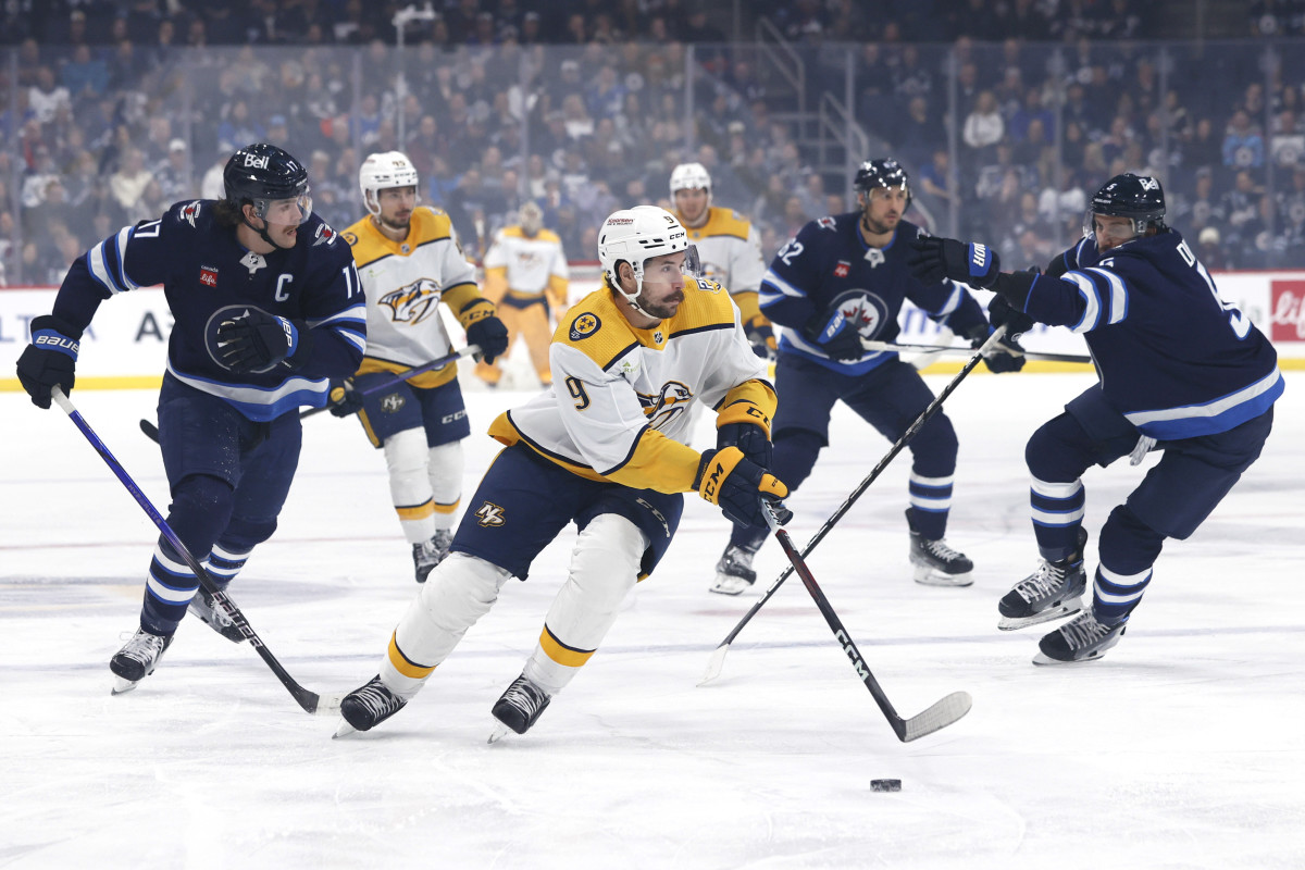 Predators - 3, Jets - 6: Connor Scores Hat Trick, Stale Preds Power ...