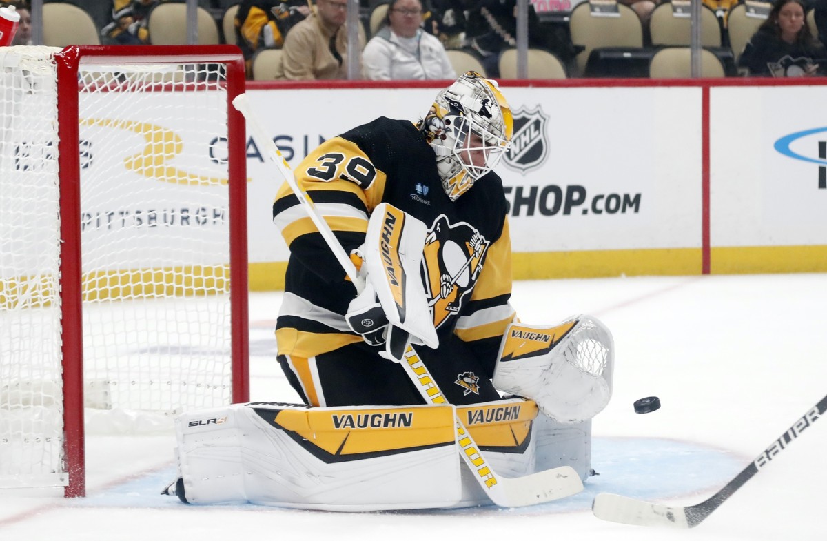 Pittsburgh Penguins' Goalie Scores Goal In AHL Conditioning Stint - The ...