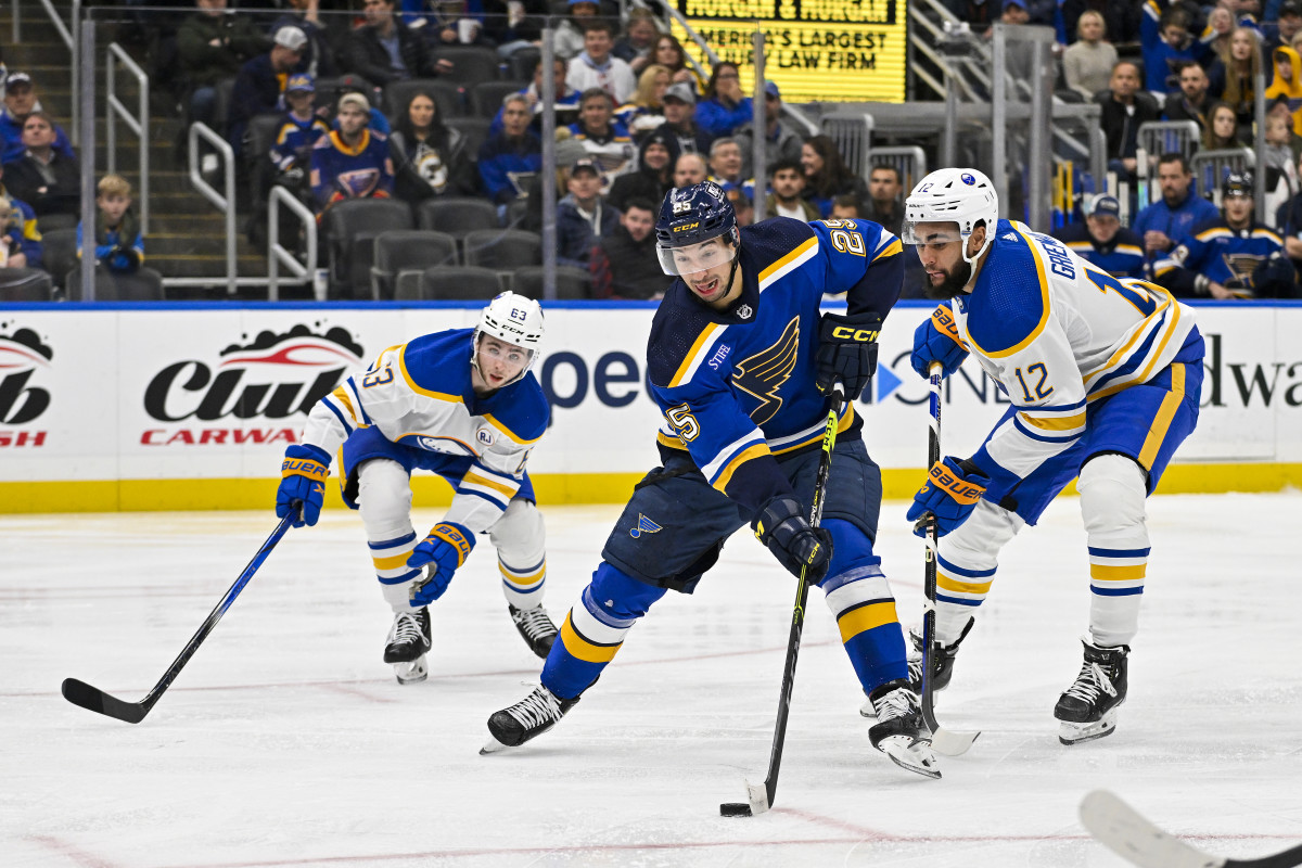 Blues player of the game vs. Sabres: Jordan Kyrou - The Hockey News St ...