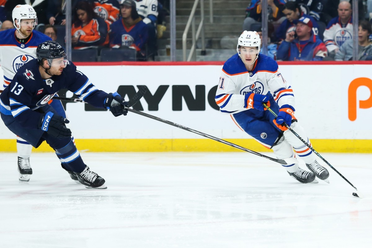 Young Oilers Forward Scores First of the Season - The Hockey News ...