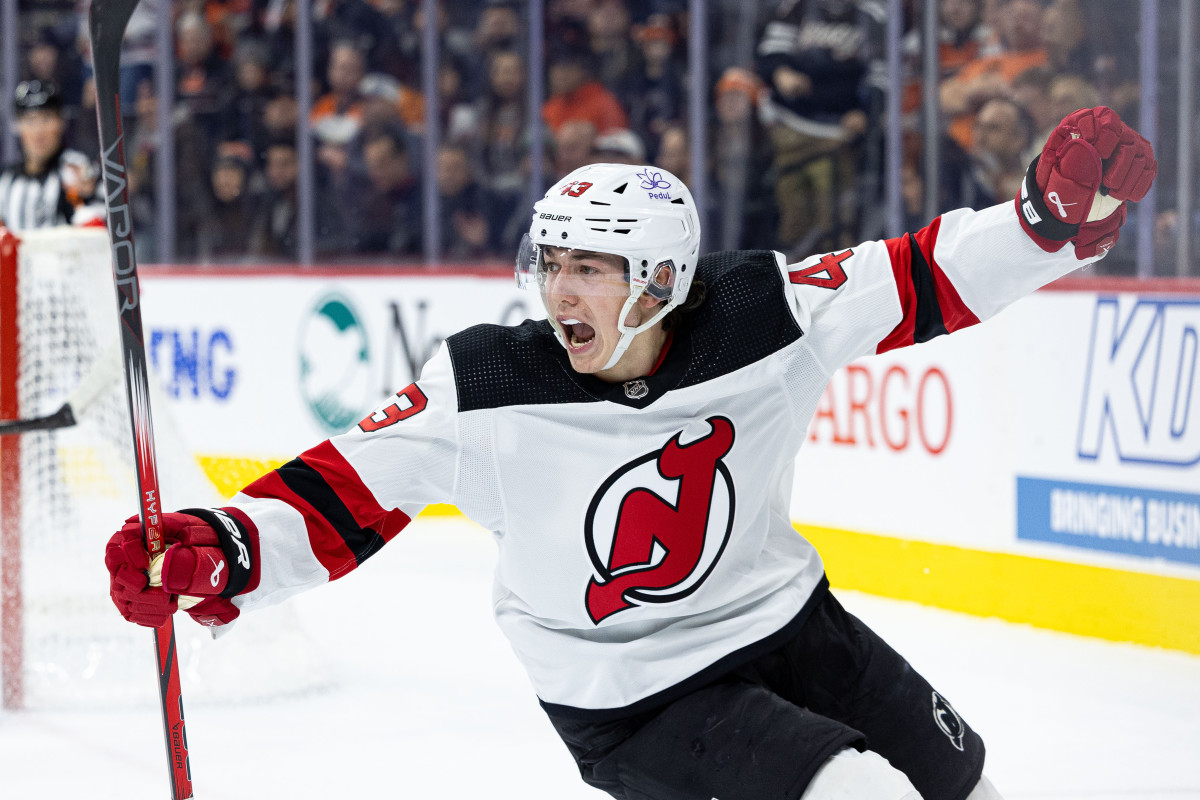 Devils’ Luke Hughes Breaks Record With 45th Point of Season - The New ...