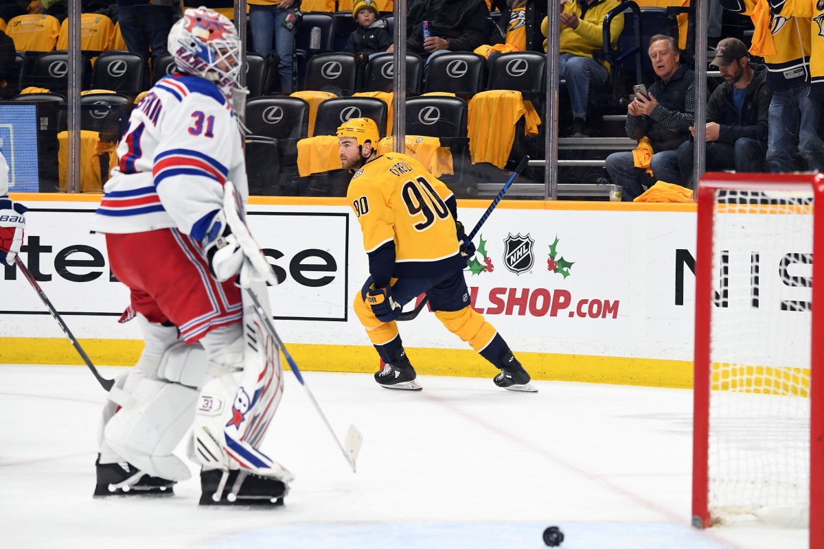 Predators - 3, Rangers - 4: Josi, Sissons, And O'Reilly Score But ...