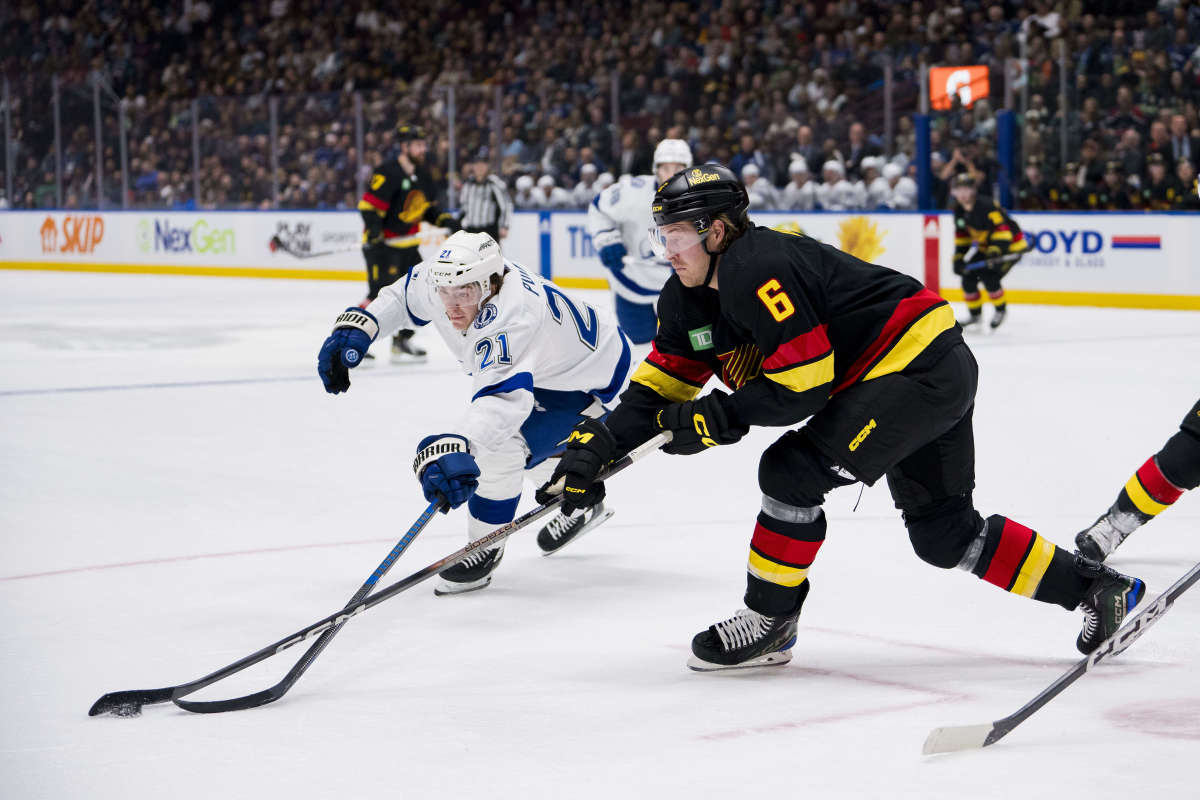 The Stats Behind The Game: Canucks 4, Lightning 1 - The Hockey News ...