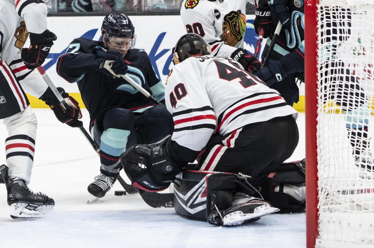 Smoked In Seattle: Blackhawks Clobbered By Kraken 7-1 - The Chicago ...