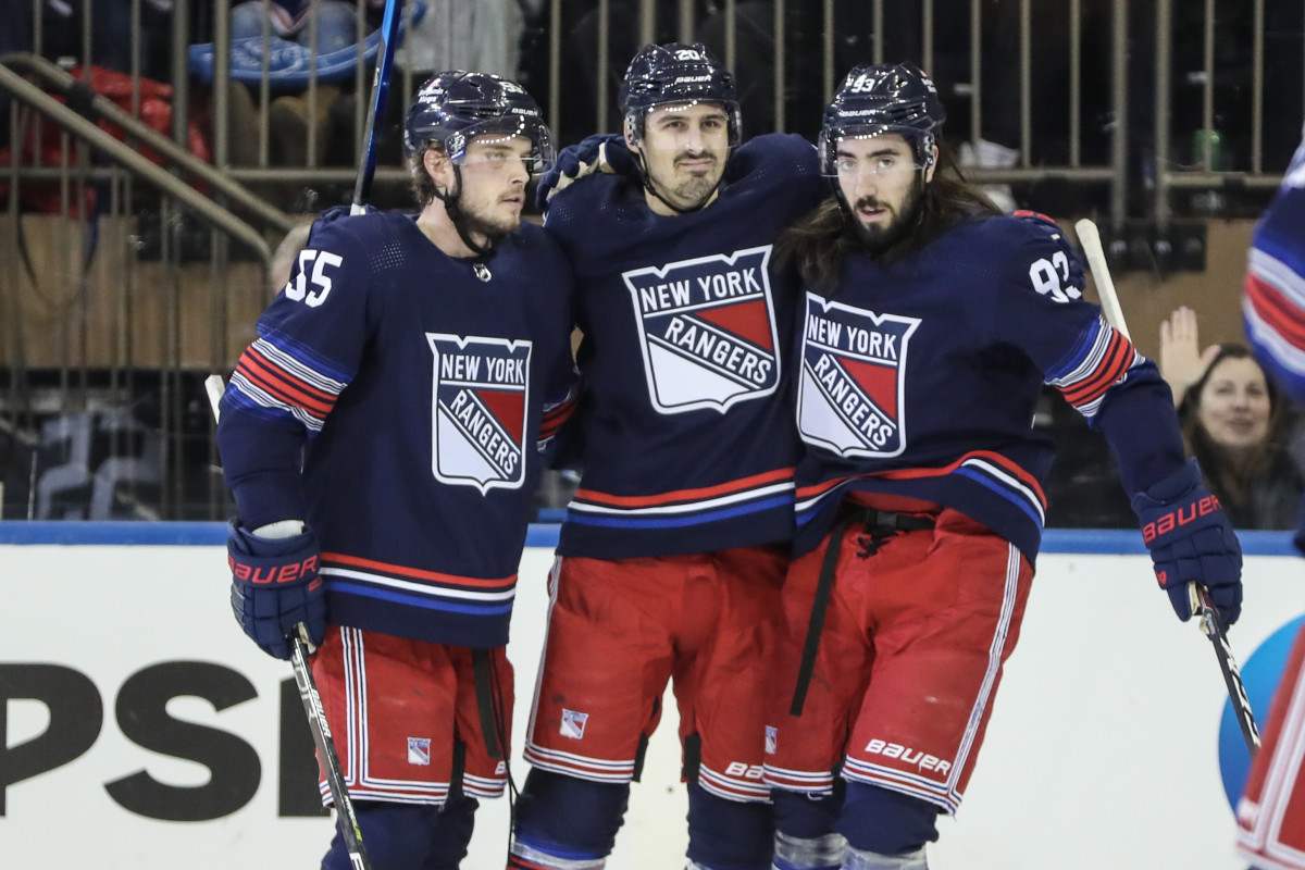 Chris Kreider Scores His Way Into History As Responsive Rangers Handle ...