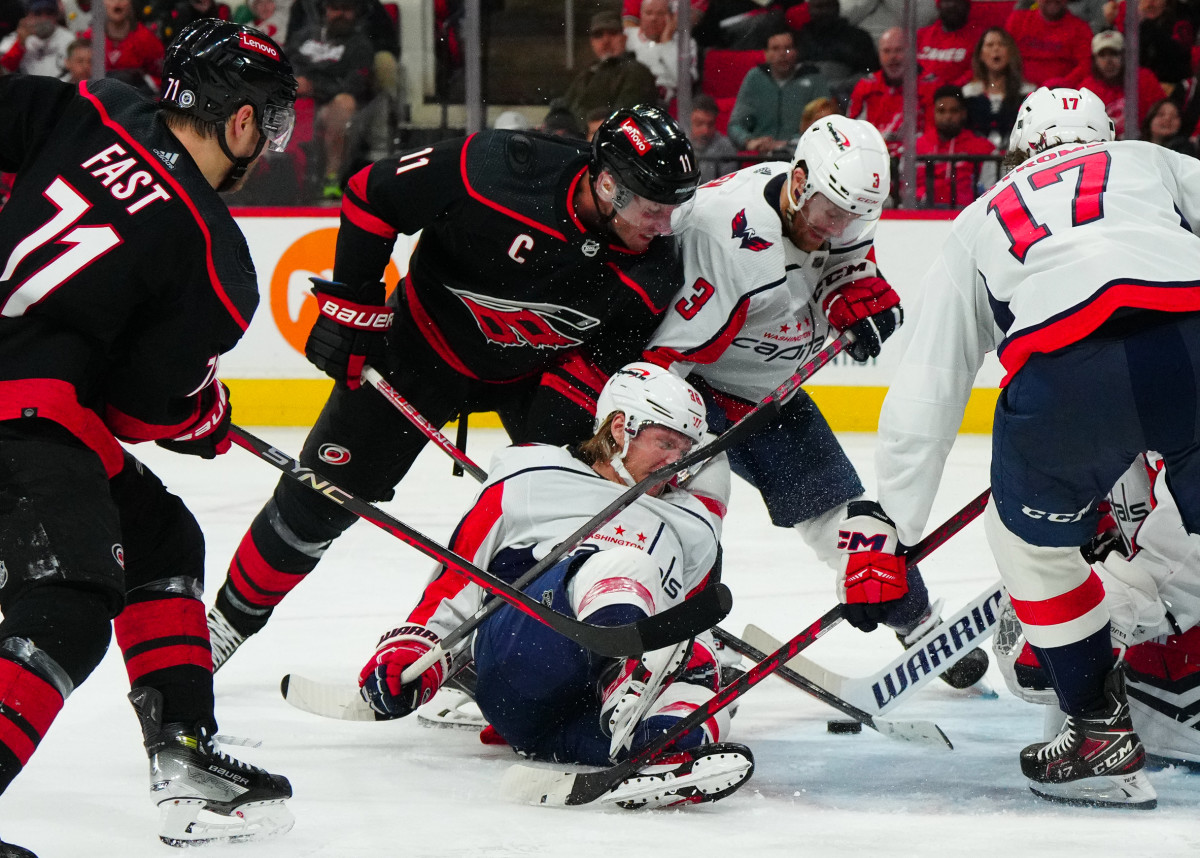 Carolina Hurricanes Can't Get Enough Bounces, Lose 21 in Shootout to