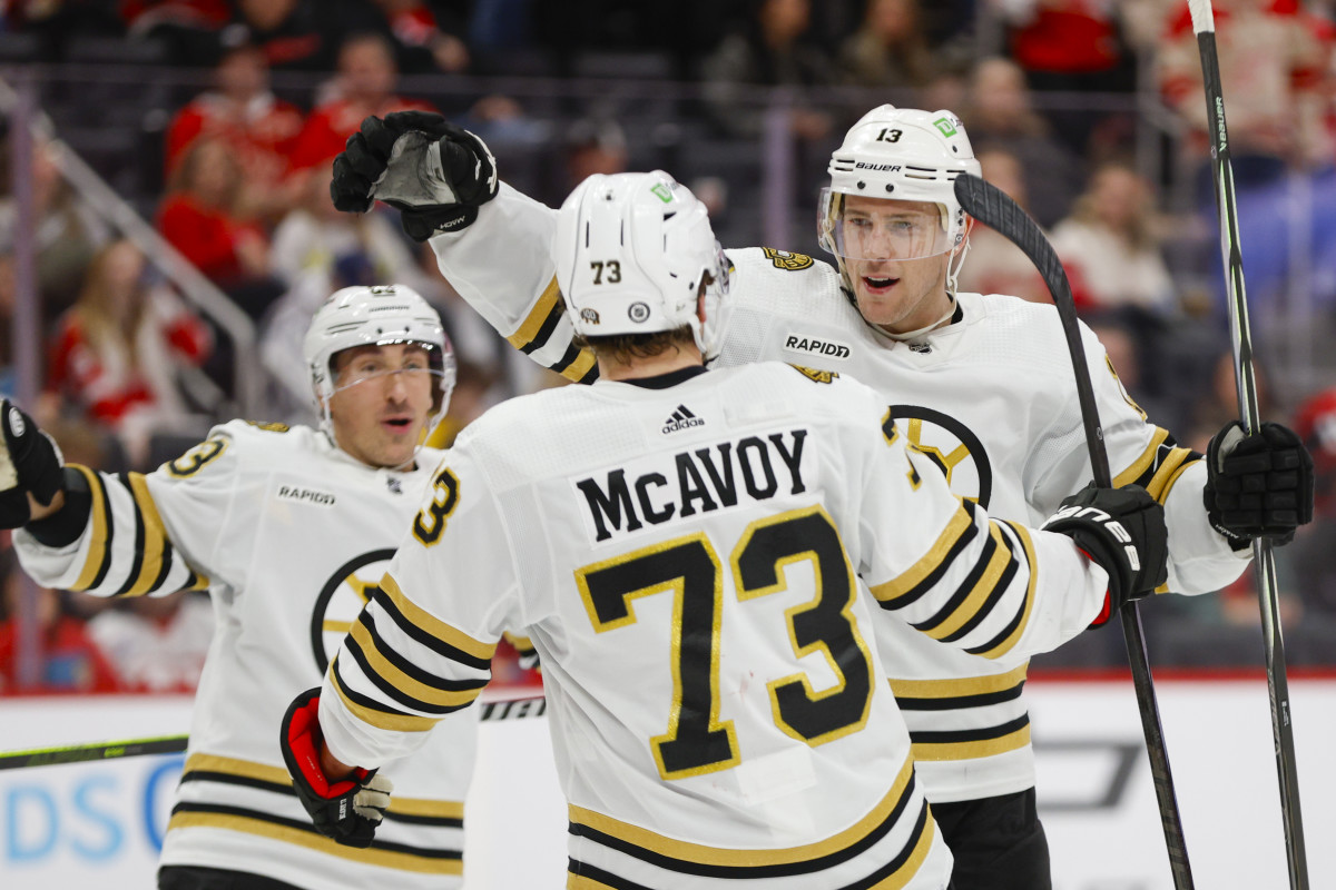 Charlie McAvoy Overcomes Injury Scare, Helps Boston Bruins to 5-3 Win  Against Detroit Red Wings - Boston Bruins News, Analysis and More