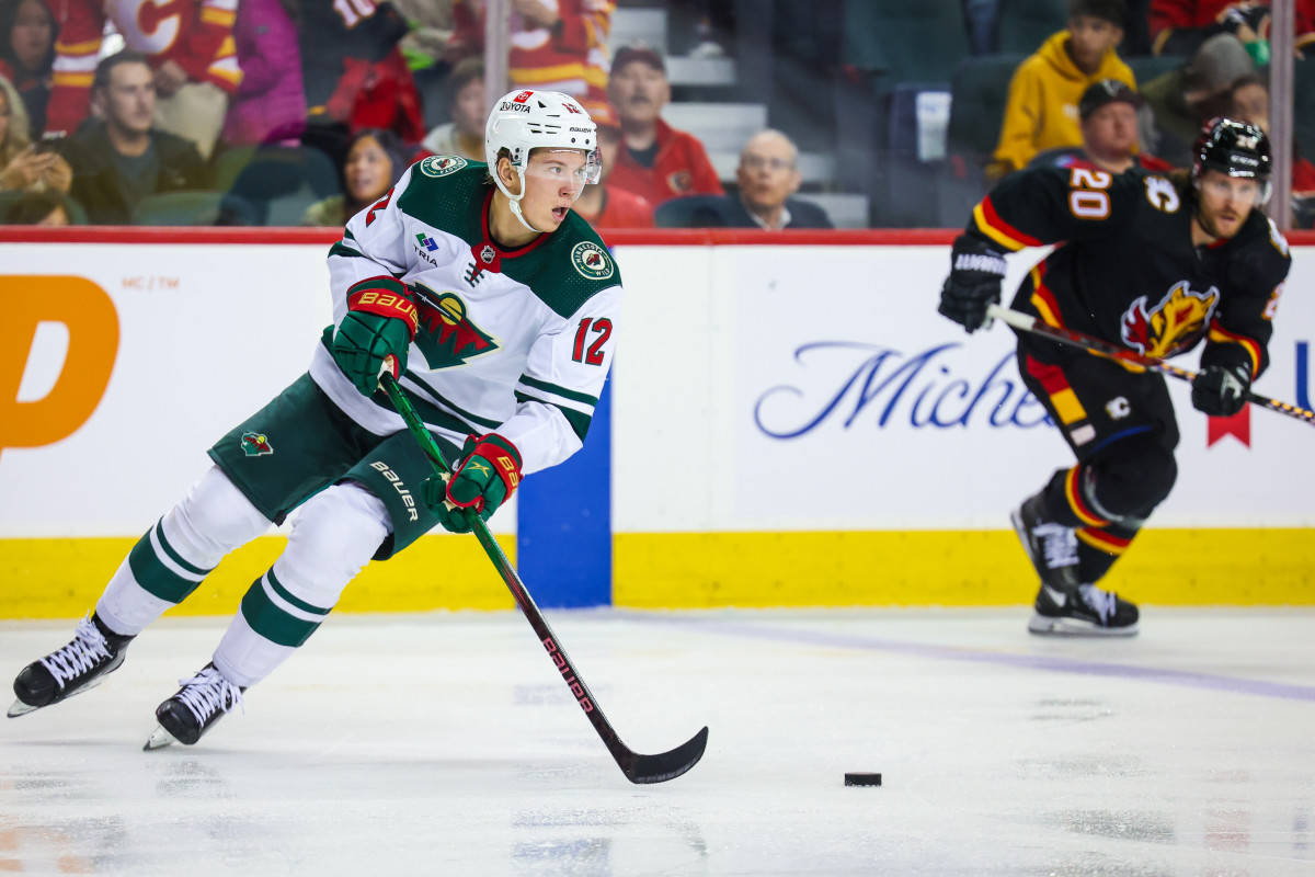 Player to watch vs Flames: Matt Boldy - The Hockey News Minnesota Wild ...