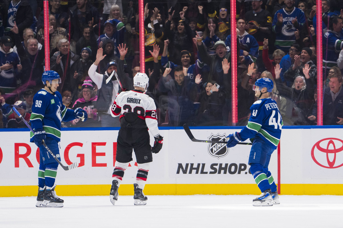 Pettersson, Suter Each Score Twice As Canucks Double Up The Senators ...