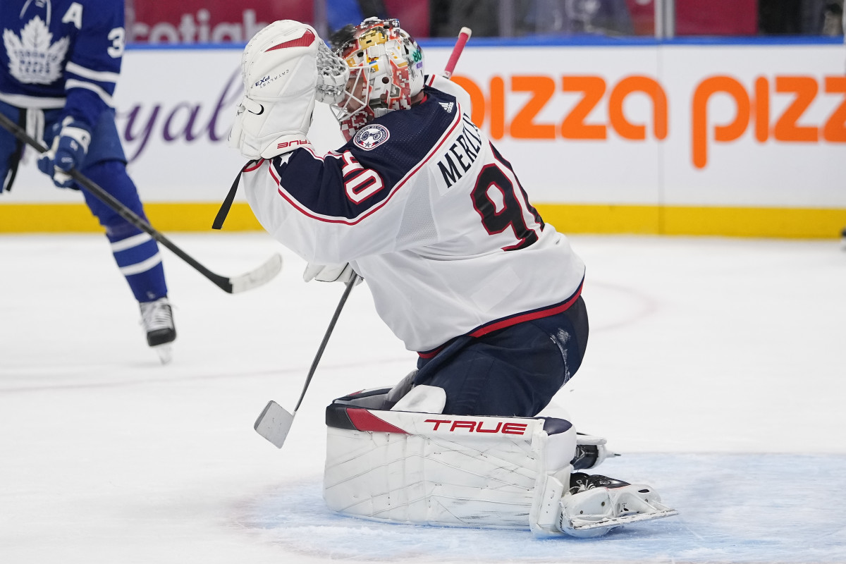 Is Elvis Merzlikins Time In Columbus Coming To An End? - The Hockey ...