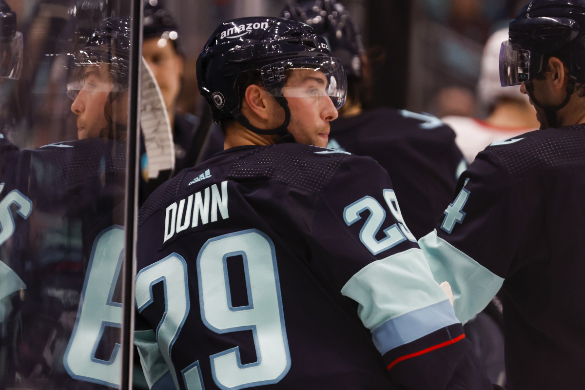 Kraken Defenseman Dunn Not On Road Trip, But May Play Again This Season ...