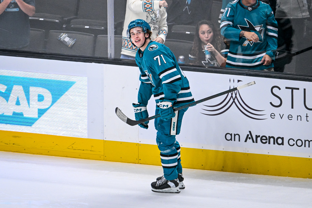 Sharks Rule Celebrini Out Against Jets; Will Get Better Timeline After ...