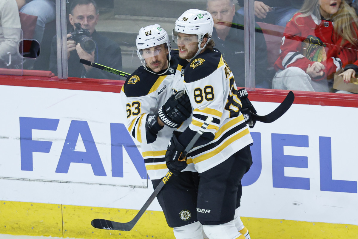 David Pastrnak & Brad Marchand