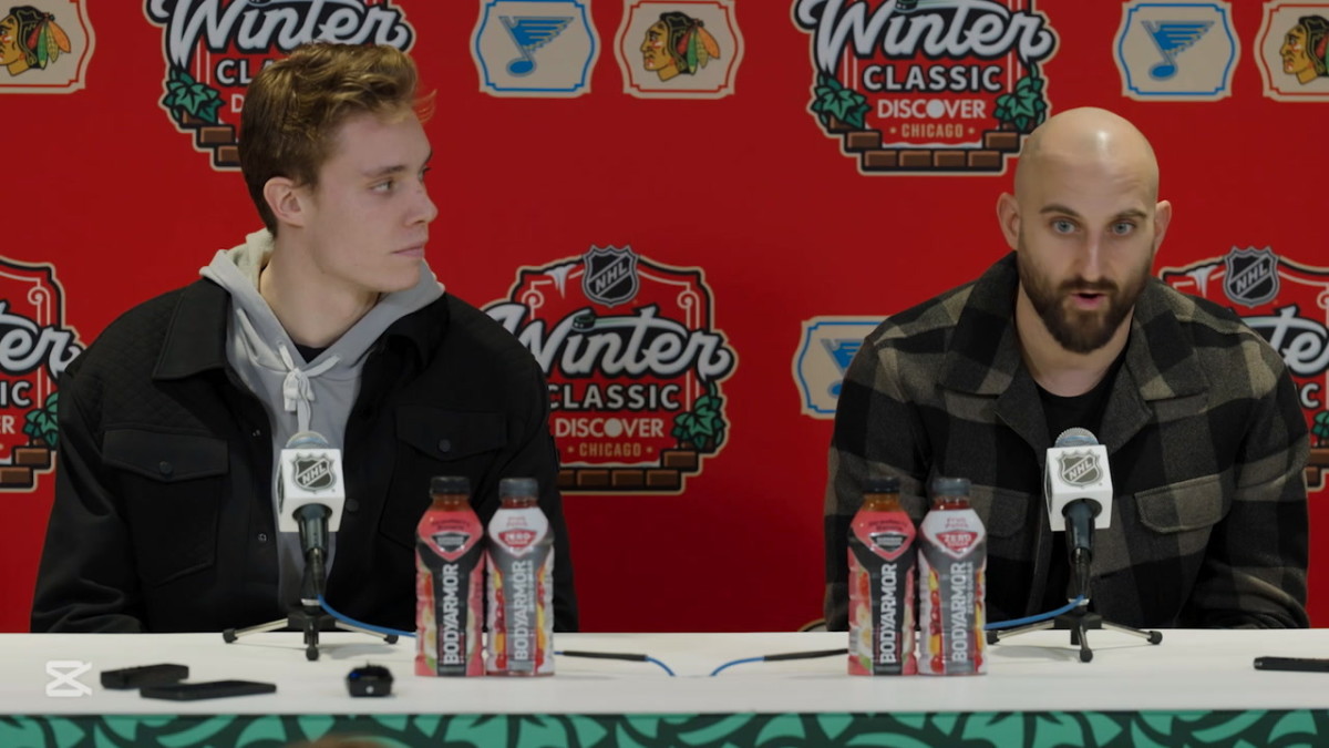 Nick Foligno & Alex Vlasic - Dec. 30 Media